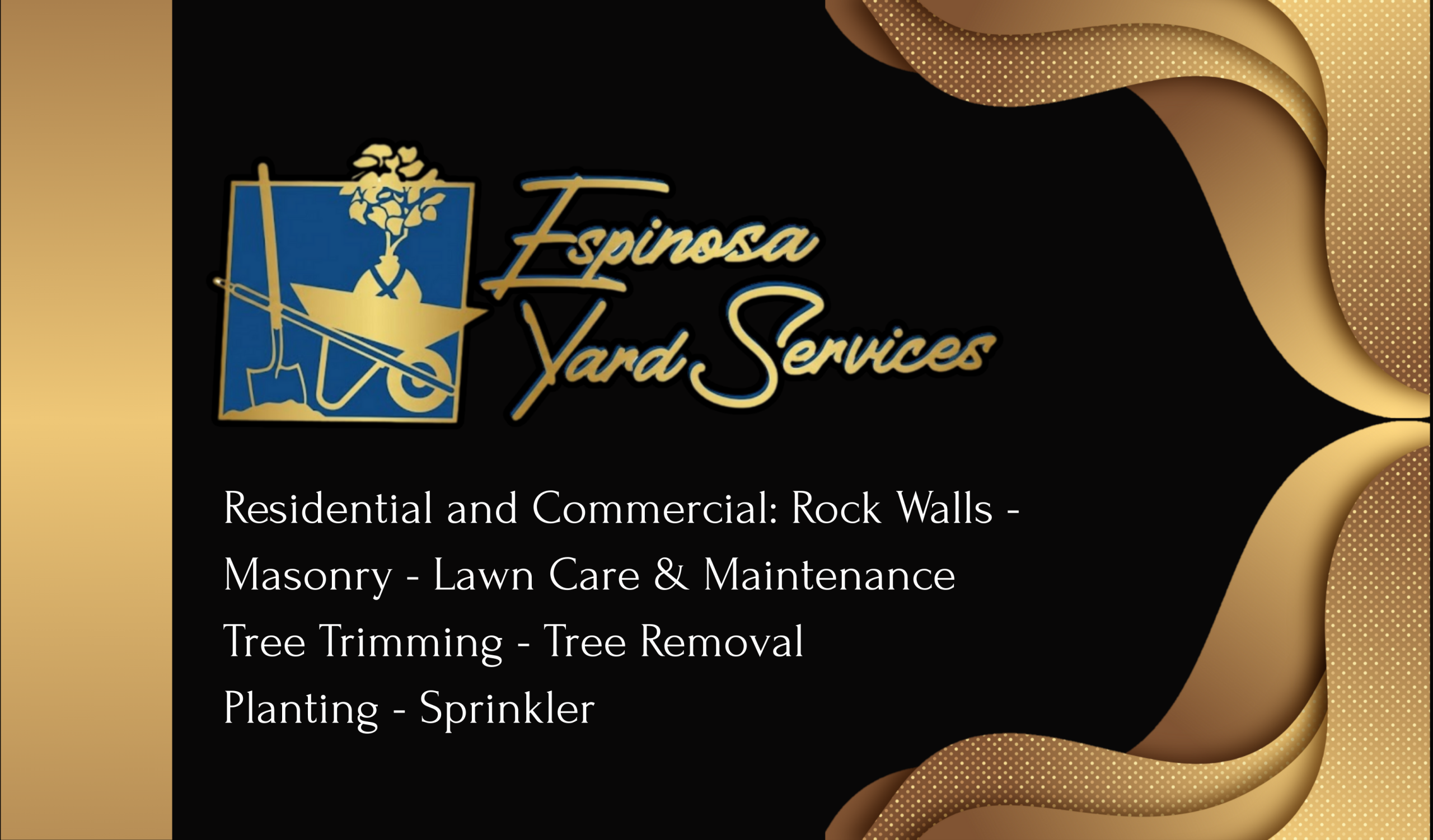 Espinoza Yard Services Bs card Anverso